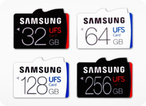 В Samsung созданы первые в мире высокоскоростные карты памяти UFS