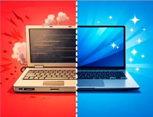 Когда ноутбук ещё можно спасти, а когда - пора менять?